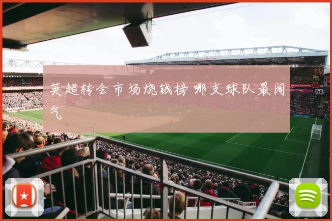 英超转会市场烧钱榜 哪支球队最阔气